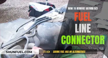 Removing Fuel Line Connectors: Saturn SC1 Guide