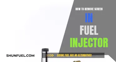 Removing Fuel Injector Screens: A Step-by-Step Guide