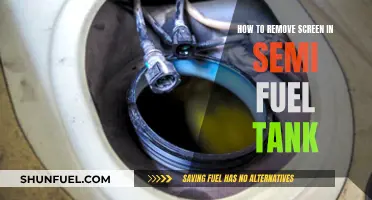 Efficiently Removing Screens from Semi Fuel Tanks