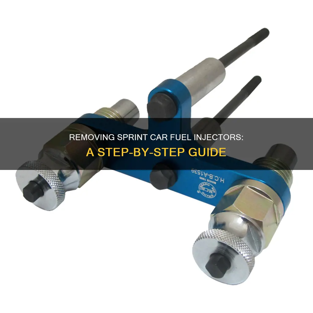 how to remove sprint car fuel injectors
