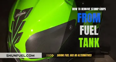 Removing Stomp Grips: Fuel Tank Restoration