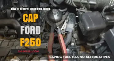 Removing Stuck Fuel Filter Cap on Ford F250