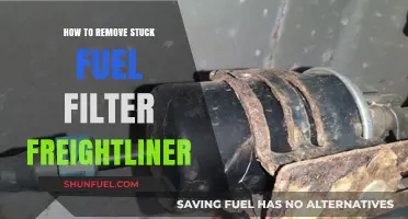 Freeing Stuck Fuel Filters in Freightliners
