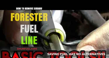 Subaru Forester Fuel Line Removal: A Step-by-Step Guide