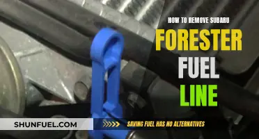 Removing Fuel Lines: A Guide for Subaru Foresters