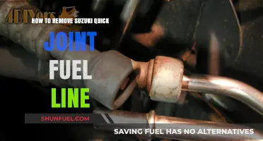 Suzuki Quick-Joint Fuel Line Removal: A Step-by-Step Guide