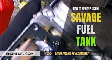 Suzuki Savage Fuel Tank: Removal Guide