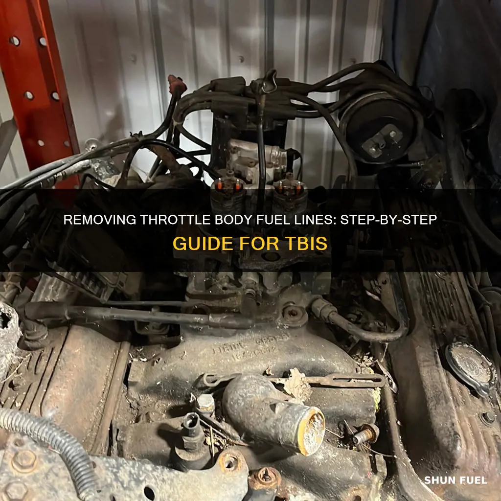 how to remove tbi throttle body fuel lines