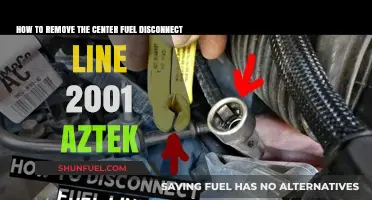 Aztek Fuel Disconnect: Step-by-Step Guide to Removing the Center Line