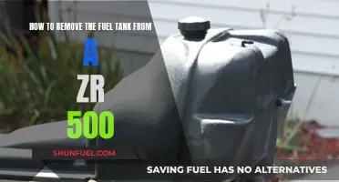 Removing the Fuel Tank from a ZR 500