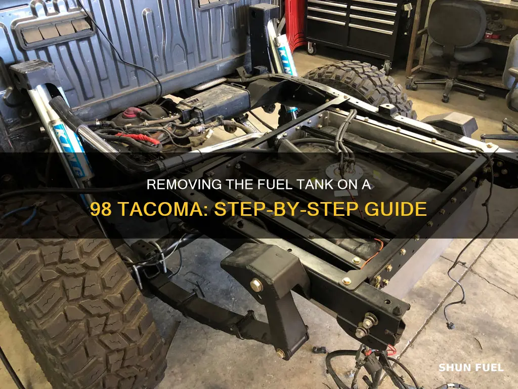 how to remove the fuel tank on a 98 tacoma