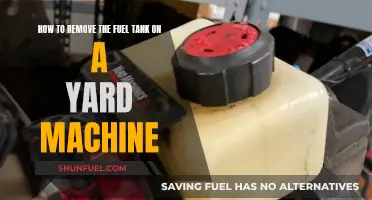 Yard Machine Fuel Tank: Removal Guide