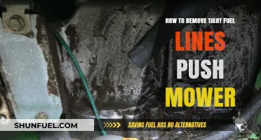 Simplifying Engine Maintenance: A Guide to Removing Tight Fuel Lines on Mowers