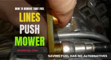 Removing Tight Fuel Lines from Your Push Mower: A Guide