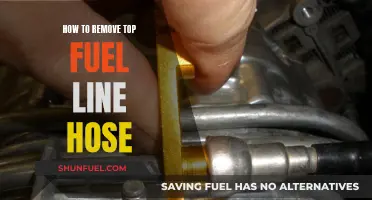 Removing Top Fuel Line Hose: A Step-by-Step Guide
