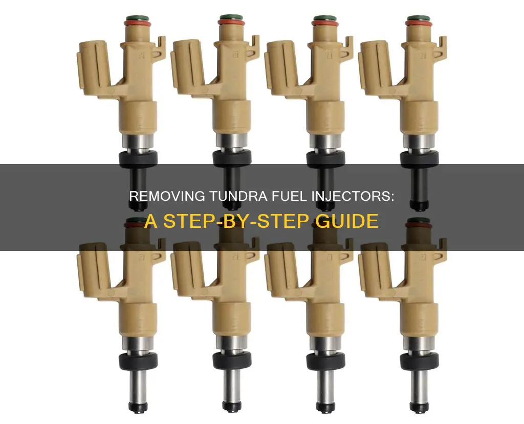 how to remove tundra fuel injectors
