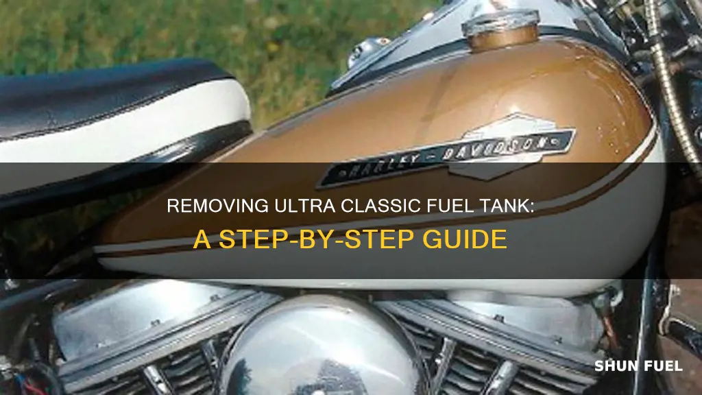 how to remove ultra classic fuel tank