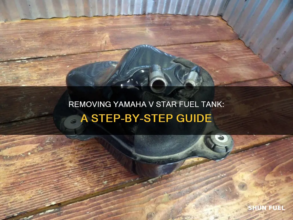 how to remove v star fuel tank yamaha