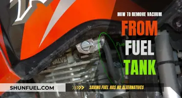 Removing Vacuum from Fuel Tank: A Step-by-Step Guide