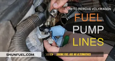 Step-by-Step Guide: Easily Remove Volkswagen Fuel Pump Lines