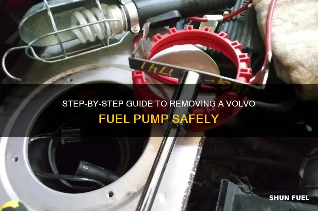 how to remove volvo fuel pump