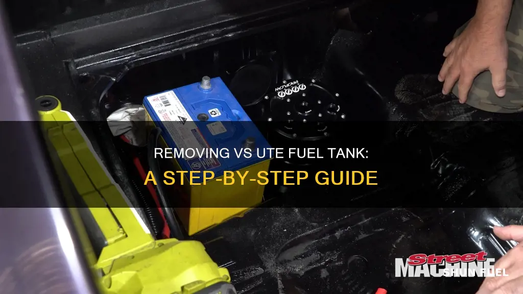 how to remove vs ute fuel tank