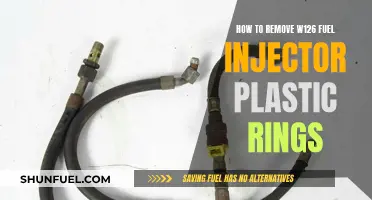 Removing Fuel Injector Plastic Rings from a W126: Step-by-Step Guide