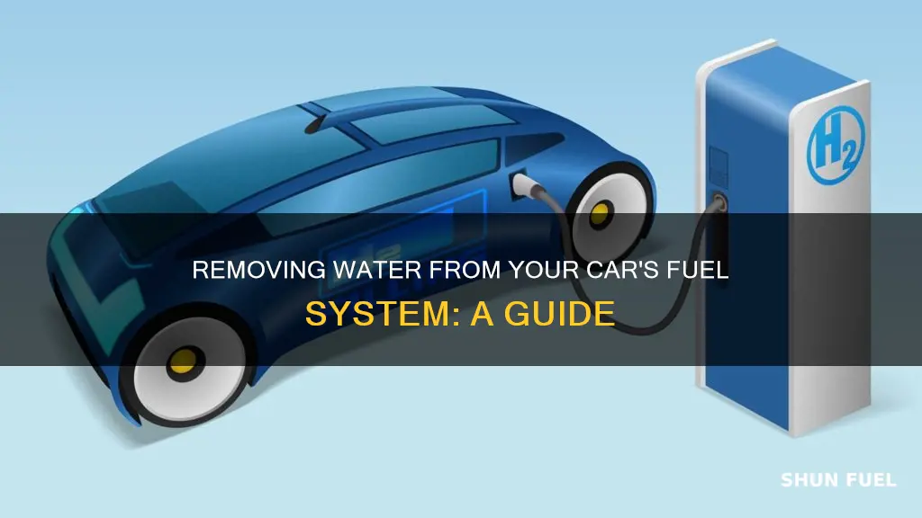 how to remove water from car fuel system