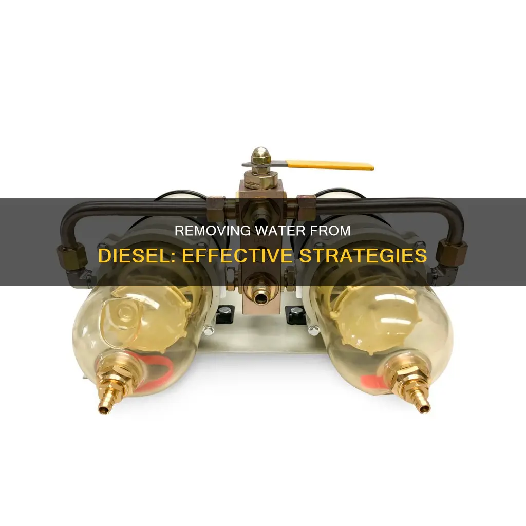 how to remove water from diesel fuel r