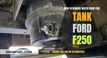 Removing Water from Your Ford F250's Fuel Tank