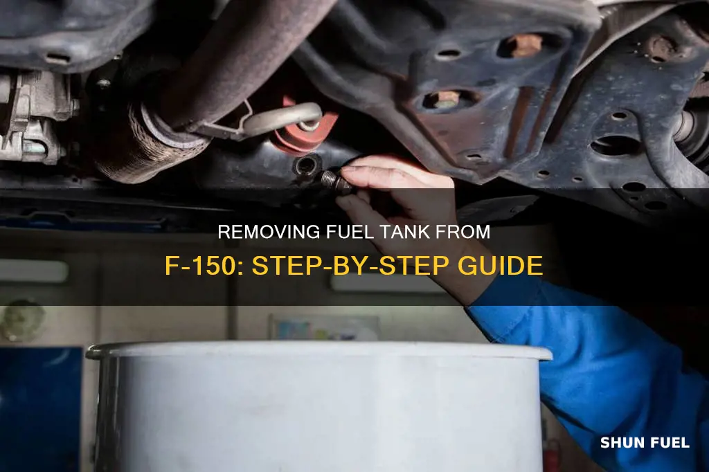 how to remved fuel tank from f 150 2003