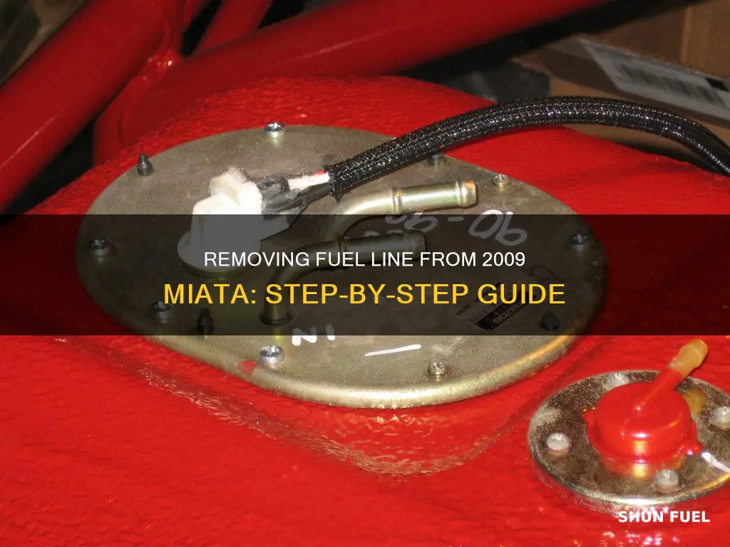 how to reove fuel line from fuel rail 2009 miata