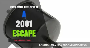 Replacing Fuel Filter: 2001 Escape Guide