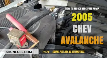 Replacing Electric Fuel Pump in a 2005 Chevy Avalanche: DIY Guide