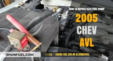 Replacing the Electric Fuel Pump in a 2005 Chevy Avalanche: Step-by-Step Guide