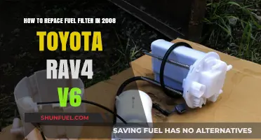 Replacing Fuel Filter in Toyota Rav4 V6: Step-by-Step Guide
