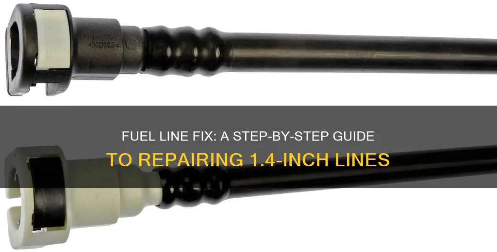 how to repair 1 4 inch fuel line