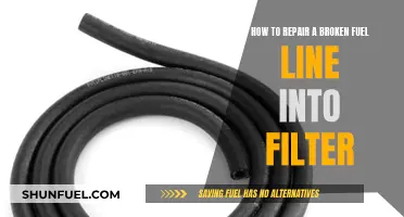 Repairing a Broken Fuel Line: Filter Fix Guide