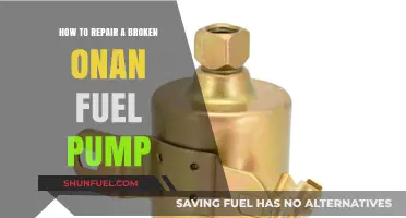 Fixing a Broken Onan Fuel Pump: Step-by-Step Repair Guide