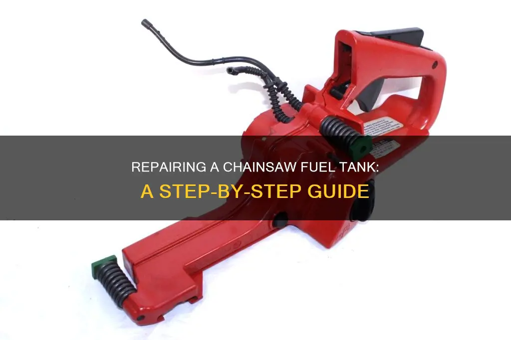 how to repair a chainsaw fuel tank
