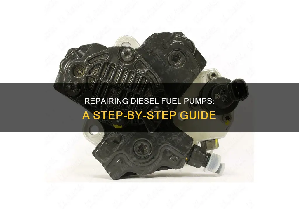 how to repair a diesel fuel pump