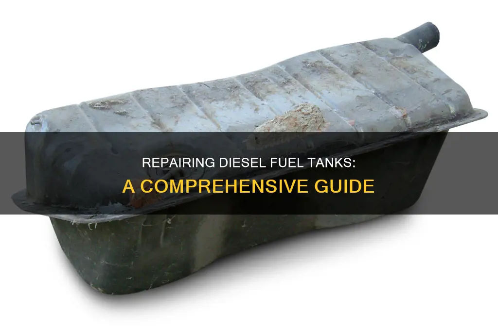 how to repair a diesel fuel tank