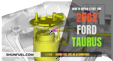 Repairing a 2002 Ford Taurus Fuel Line: A Step-by-Step Guide
