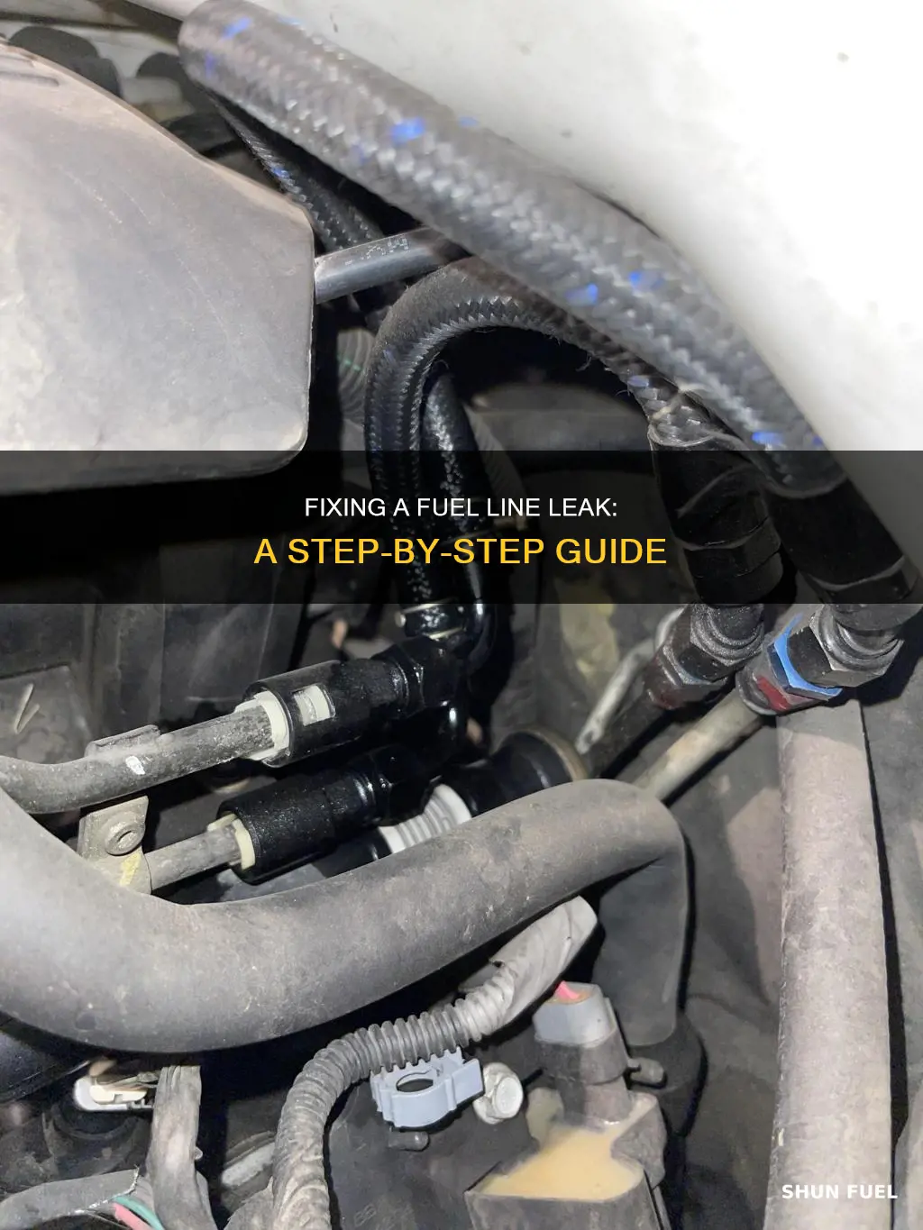 how to repair a fuel line leak