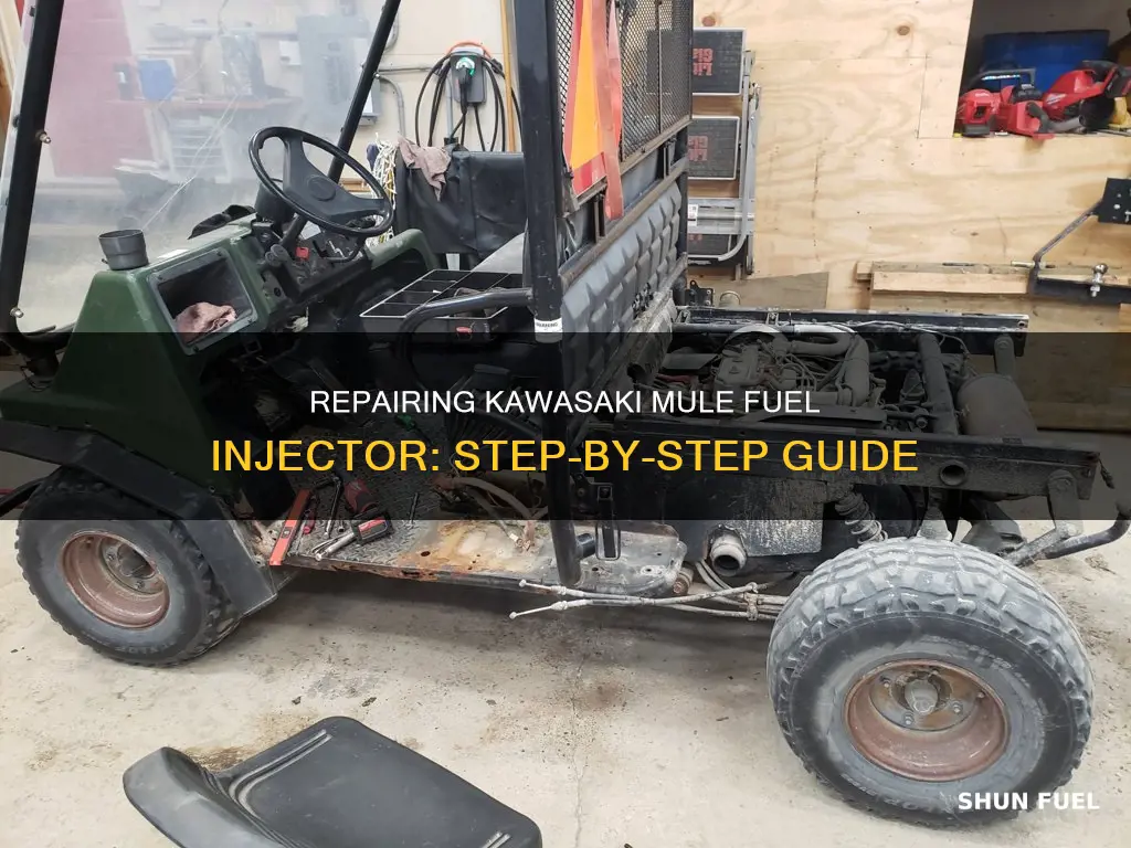 how to repair a kawasaki mule fuel injector