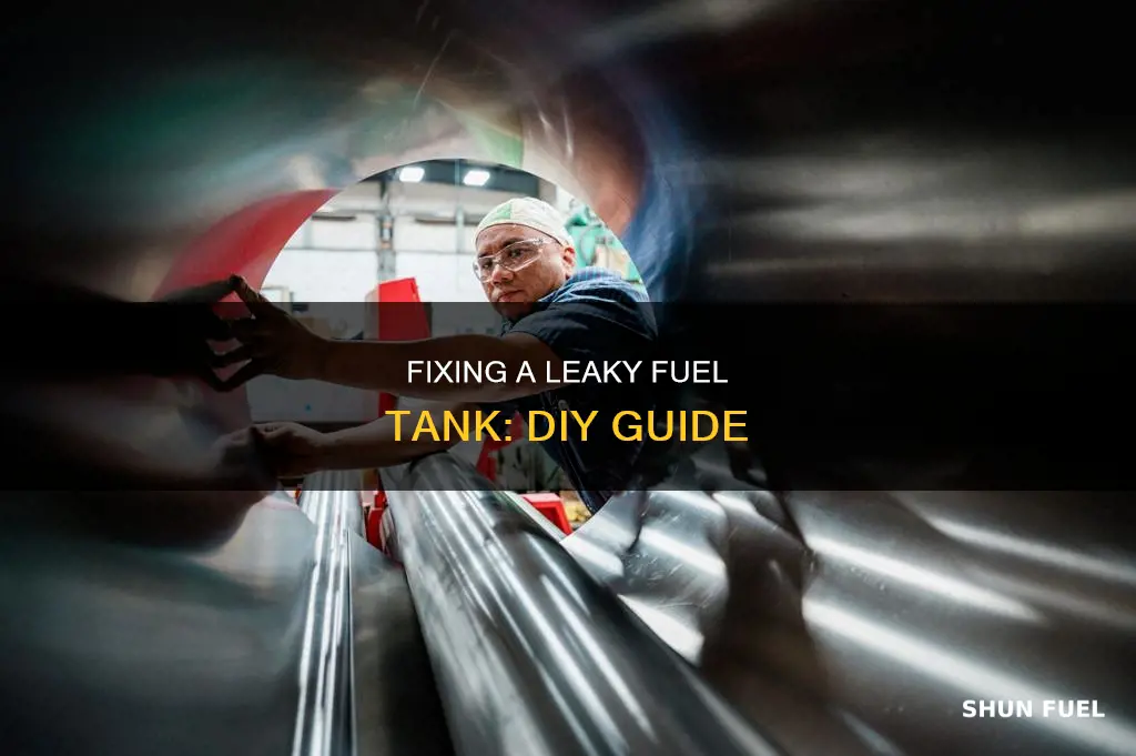 how to repair a leak in a fuel tank