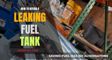 Fixing a Leaking Fuel Tank: DIY Guide
