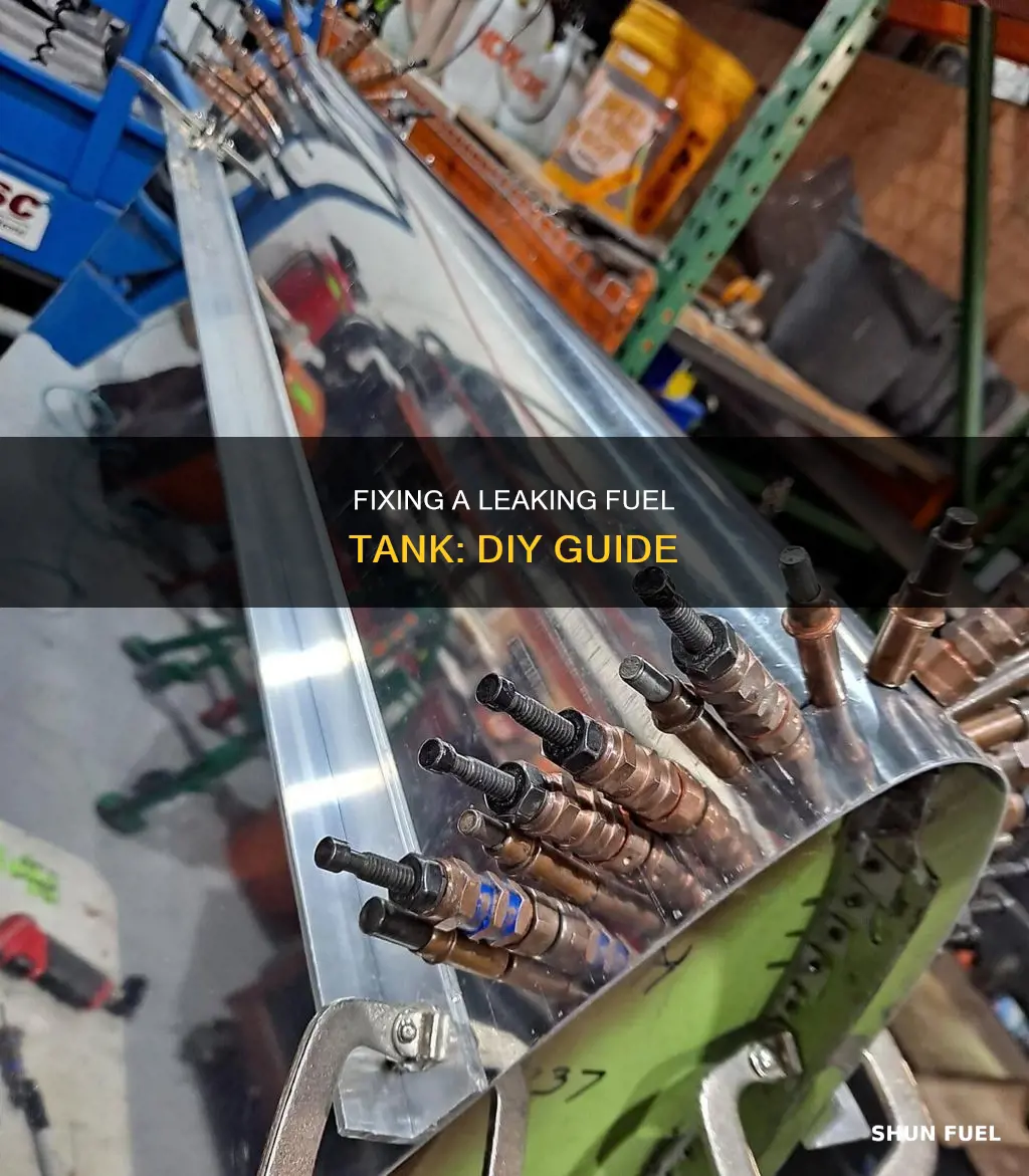 how to repair a leaking fuel tank
