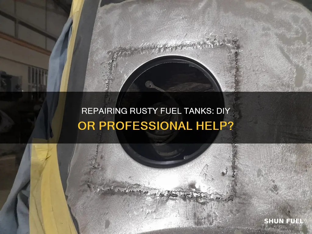 how to repair a rusty fuel tank