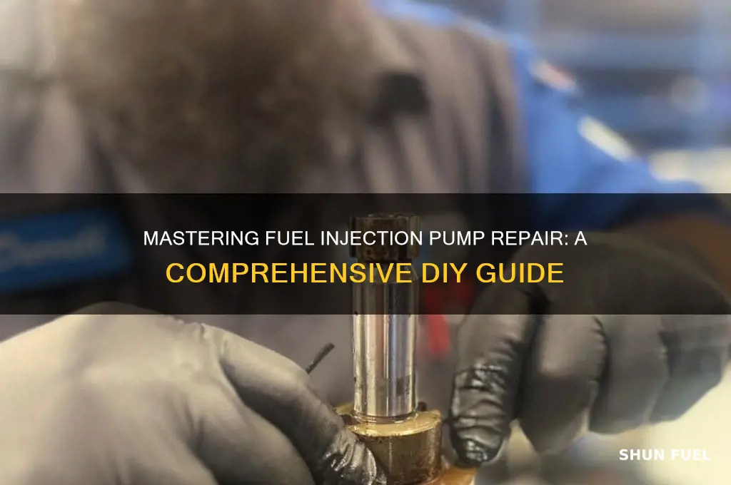 how to repair fuel injection pump
